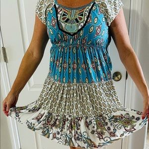 one world boho dress size M